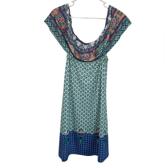 CABANA LIFE Off The Shoulder Coverup Dress Size Large Swim Summer Casual Travel - Picture 2 of 7